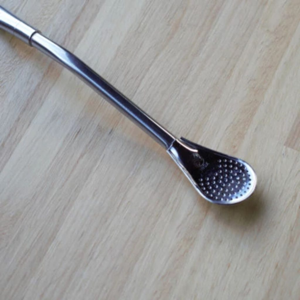 Bombilla para mate tipo cuchara o palita