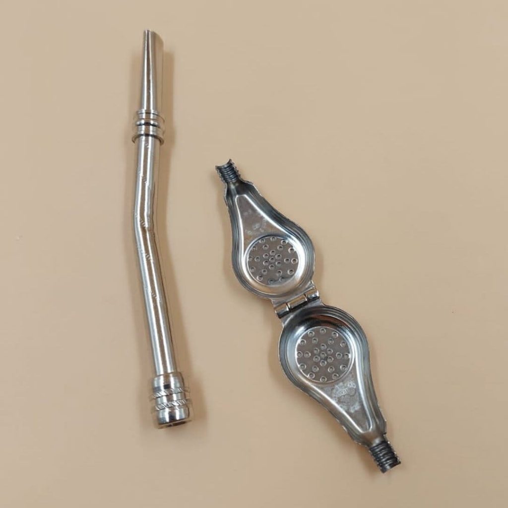 Bombilla para mate con filtro paleta desmontable