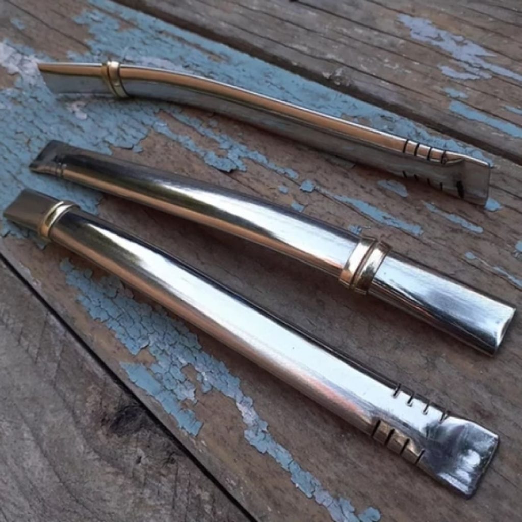 Bombillas para mate planas o chatas