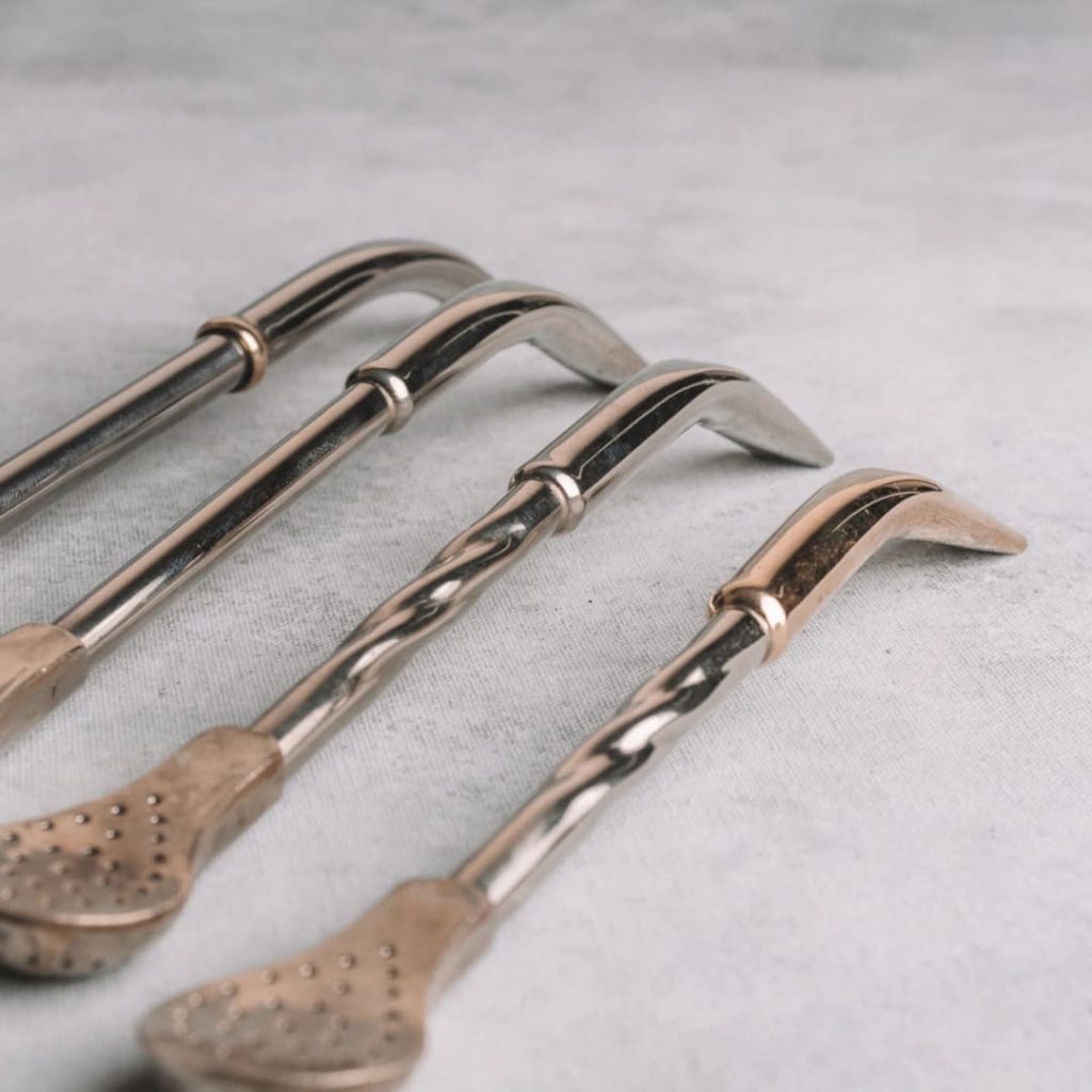 Bombillas para mate con pico de loro